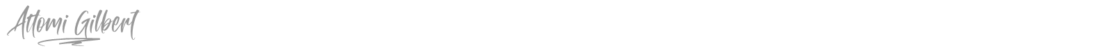 Attomi Gilbert font preview